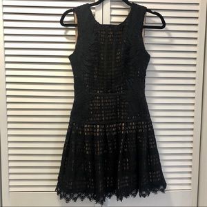 BCBGMaxAzria Black Lace Dress